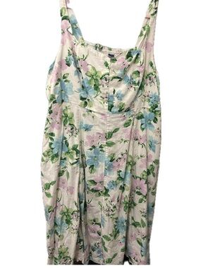 Old Navy Floral Linen Sundress in White - Summer Bridal Dress